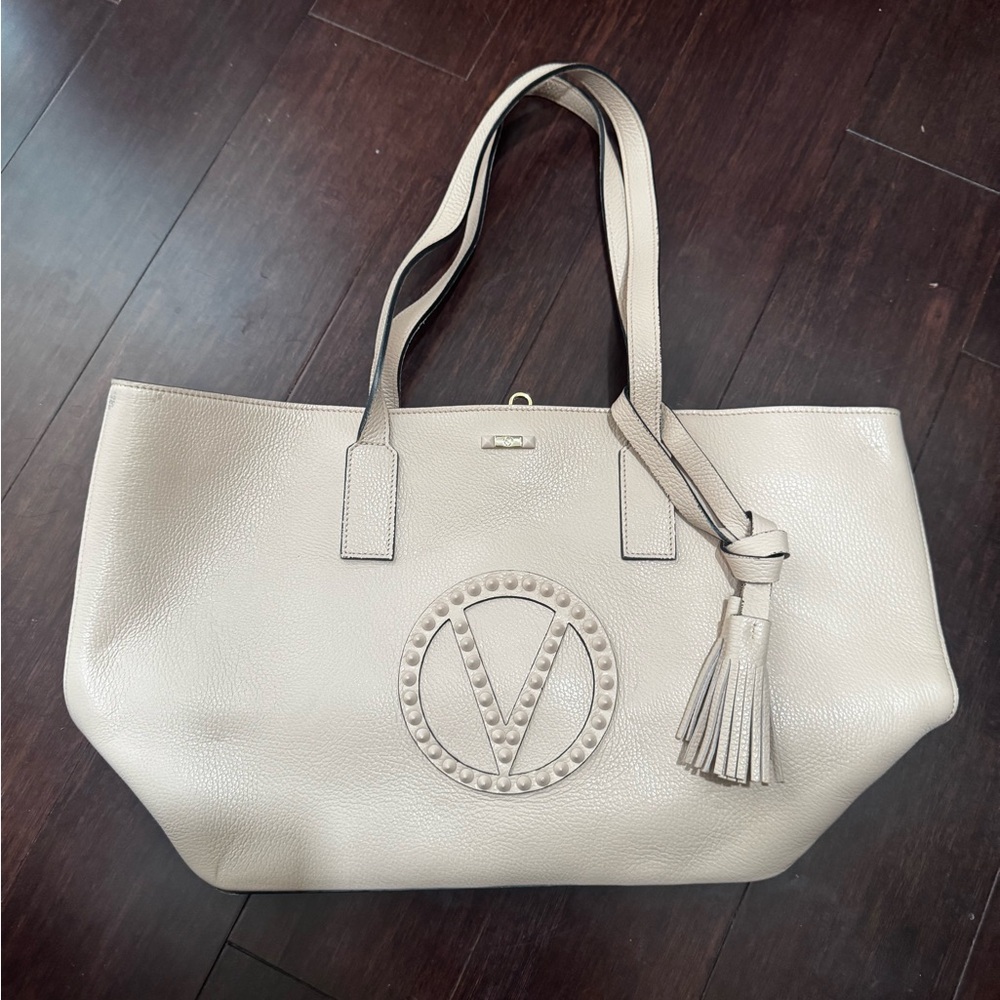 Valentino pale pink Leather Tote Bag
